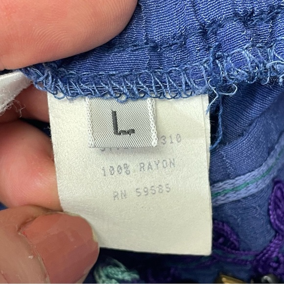 Helene Designer Sportswear womens Large rayon pants - Picture 10 of 12